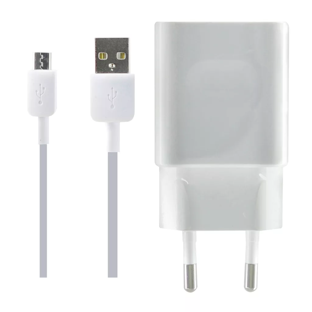 شارژر دیواری مدل HW-050200E01 به همراه کابل تبدیل microUSB