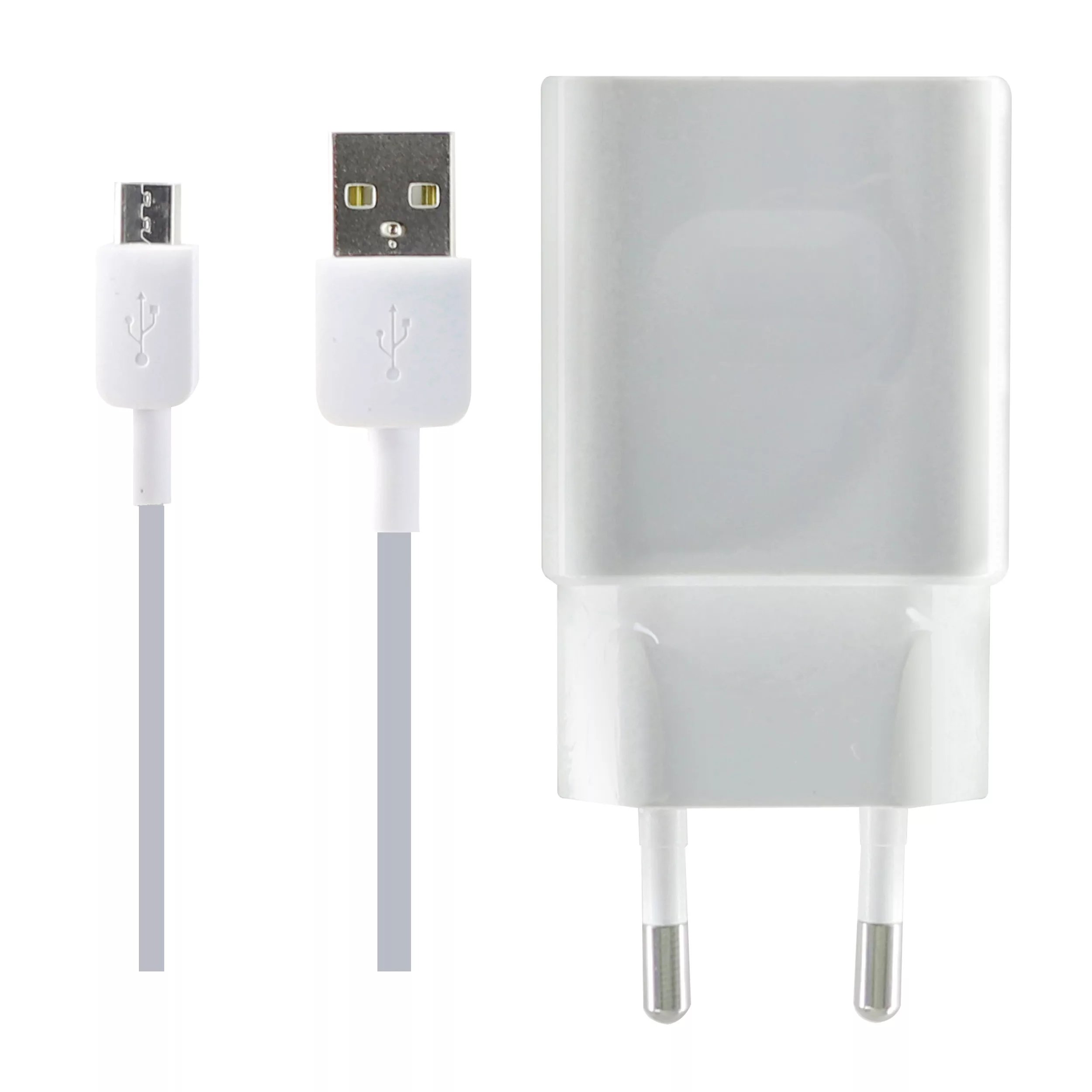 شارژر دیواری مدل HW-050200E01 به همراه کابل تبدیل microUSB