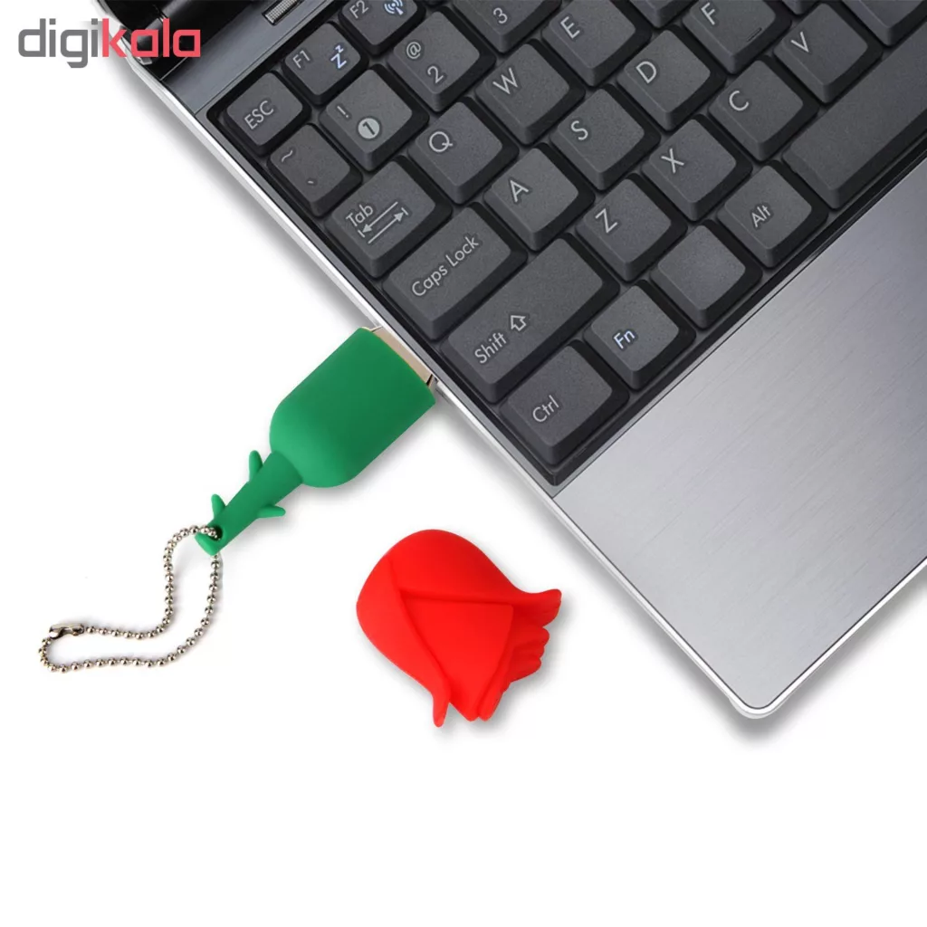 فلش مموری طرح گل رز مدل UP-007 ظرفیت 16 گیگابایت