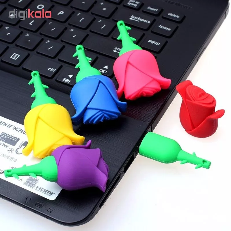 فلش مموری طرح گل رز مدل UP-007 ظرفیت 32 گیگابایت