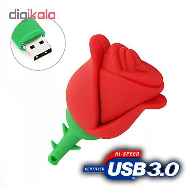 فلش مموری طرح گل رز مدل UP-017 ظرفیت 32 گیگابایت