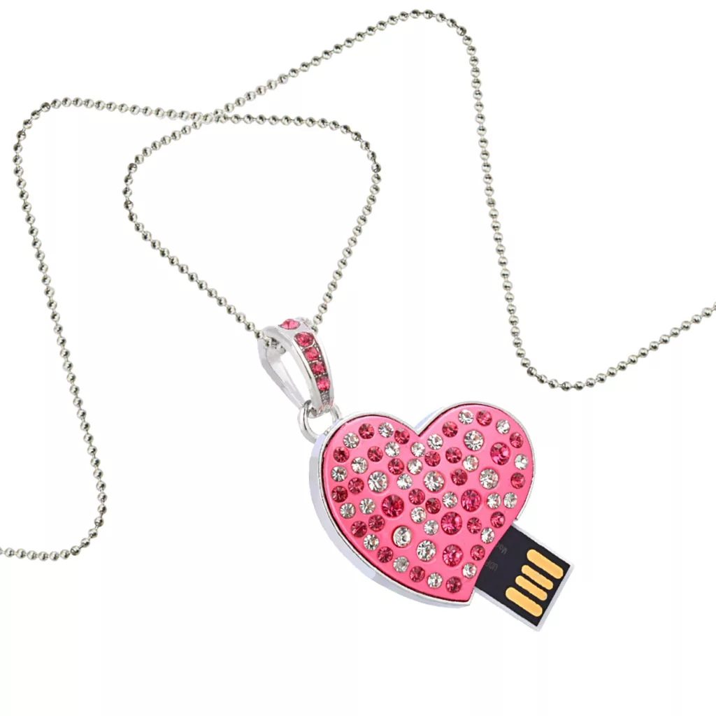 فلش مموری طرح قلب مدل UJ-032 ظرفیت 32 گیگابایت