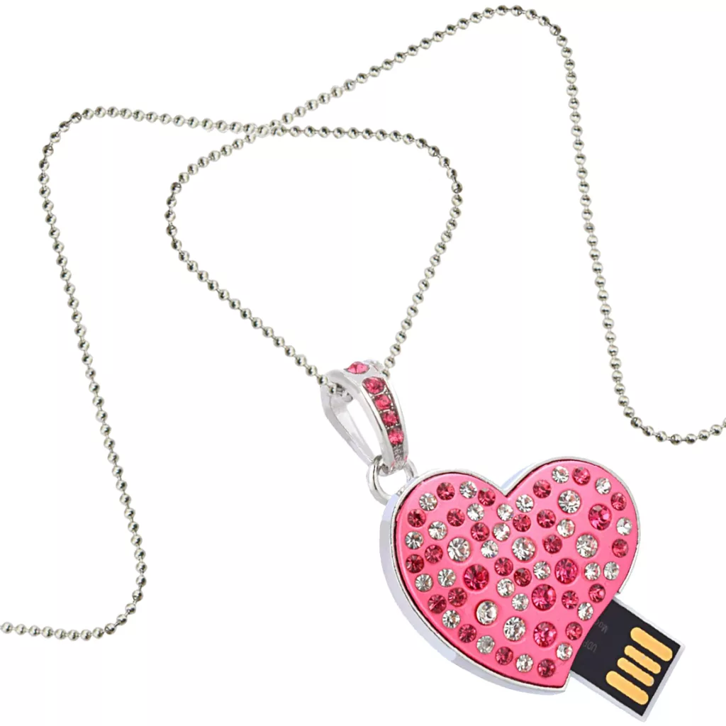 فلش مموری طرح قلب مدل UJ-032 ظرفیت 64 گیگابایت