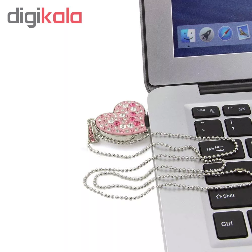 فلش مموری طرح قلب مدل UJ-032 ظرفیت 64 گیگابایت