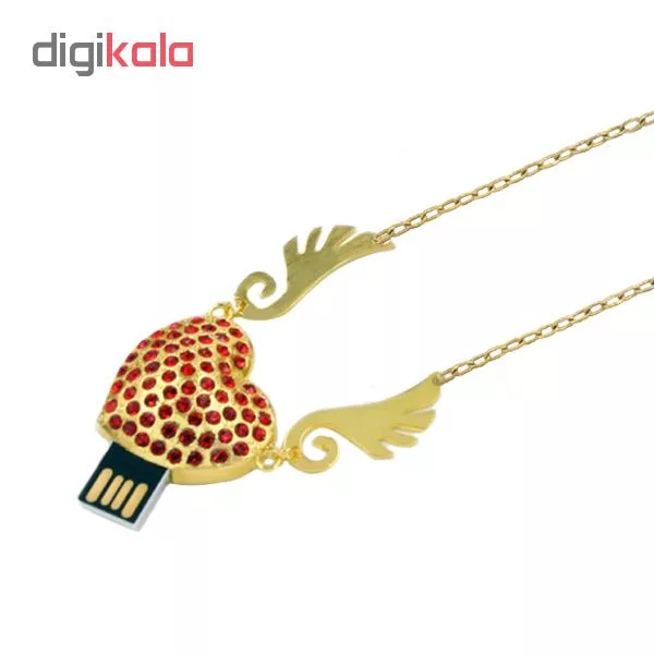 فلش مموری طرح قلب مدل UJ-23 ظرفیت 32 گیگابایت
