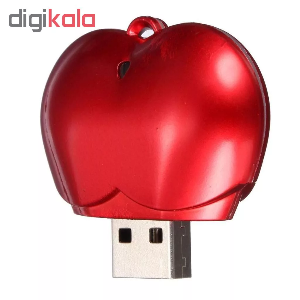 فلش مموری طرح قلب مدل UP-015 ظرفیت 64 گیگابایت