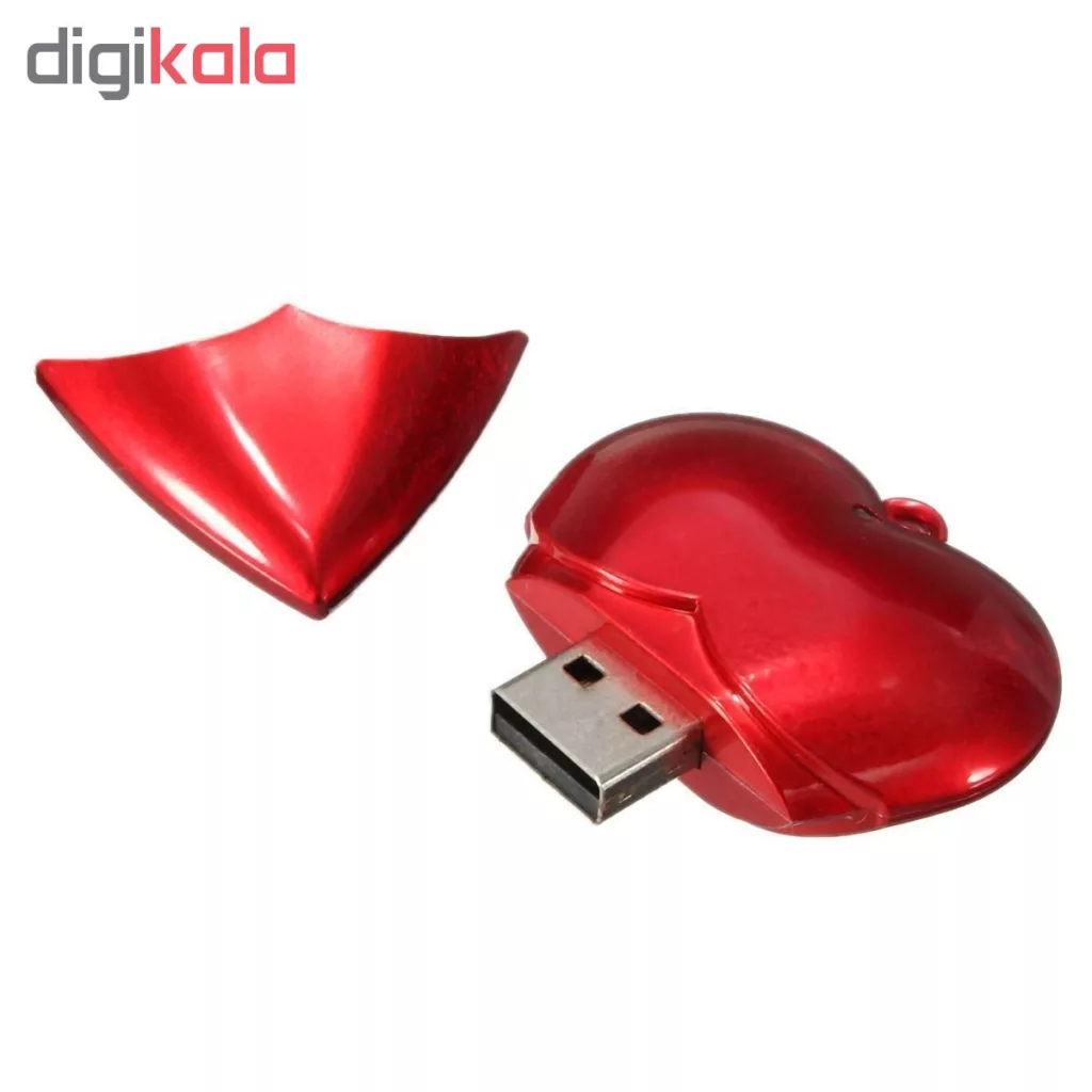 فلش مموری طرح قلب مدل UP-015 ظرفیت 64 گیگابایت
