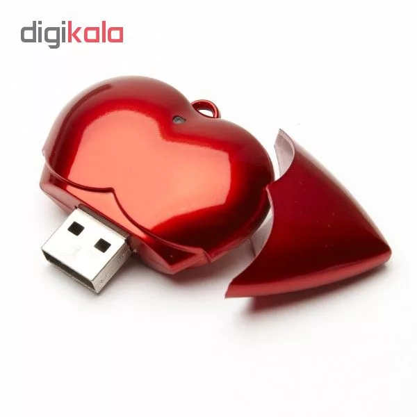 فلش مموری طرح قلب مدل UP-015 ظرفیت 64 گیگابایت