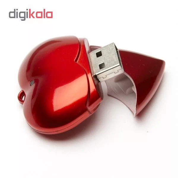 فلش مموری طرح قلب مدل UP-015 ظرفیت 64 گیگابایت