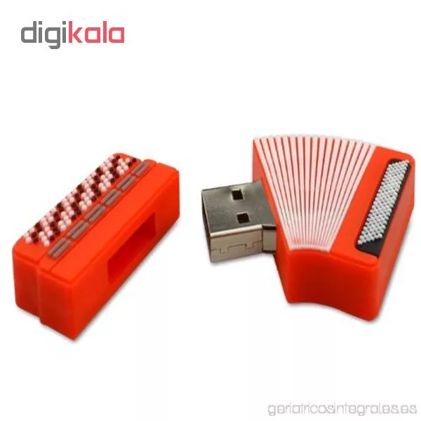 فلش مموری طرح آکاردئون مدل Ul-Pv-Acrd01 ظرفیت8گیگابایت