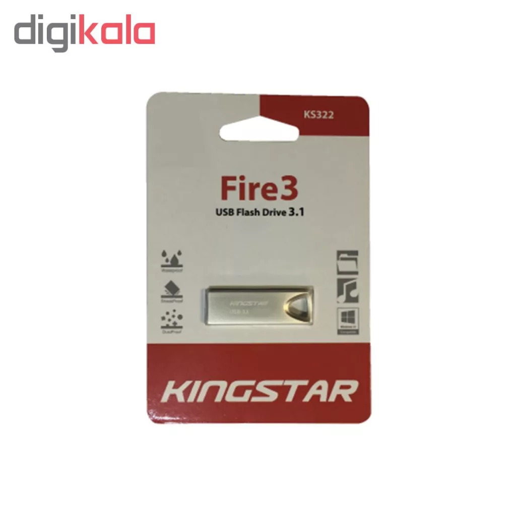 فلش مموری کینگ استار مدل KS322 Fire3 ظرفیت 32 گیگابایت