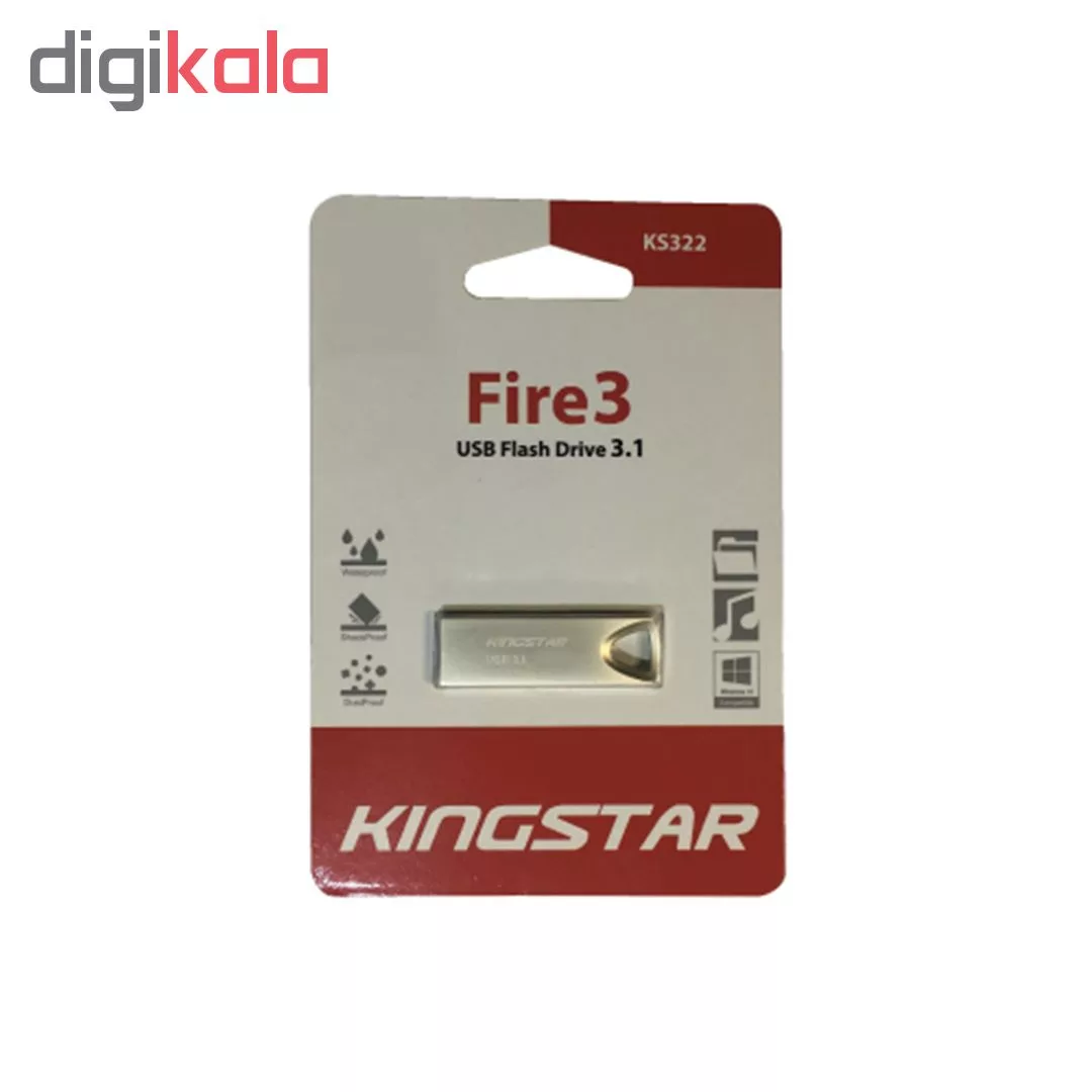 فلش مموری کینگ استار مدل KS322 Fire3 ظرفیت 32 گیگابایت