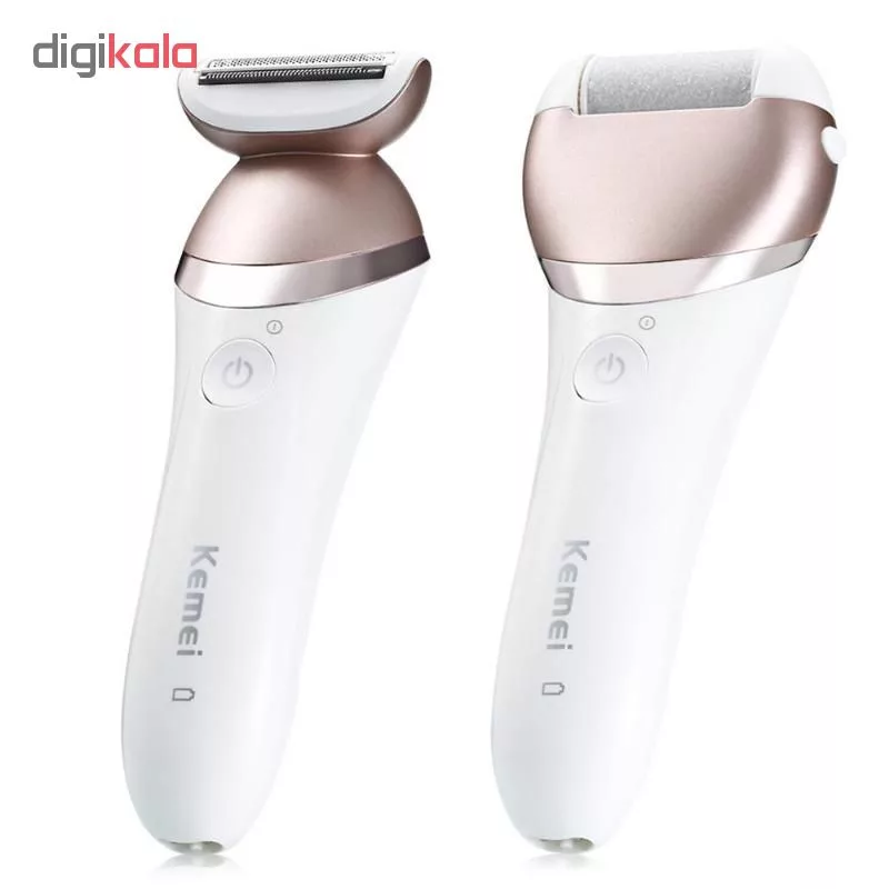 ماشین اصلاح موی بدن، ماساژور و برس پاک‌سازی صورت کیمی مدل KM-8001