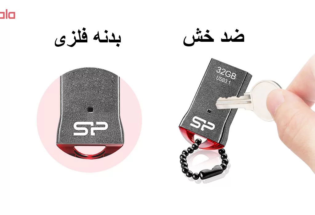 فلش مموری سیلیکون پاور مدل Jewel J01 ظرفیت 32 گیگابایت