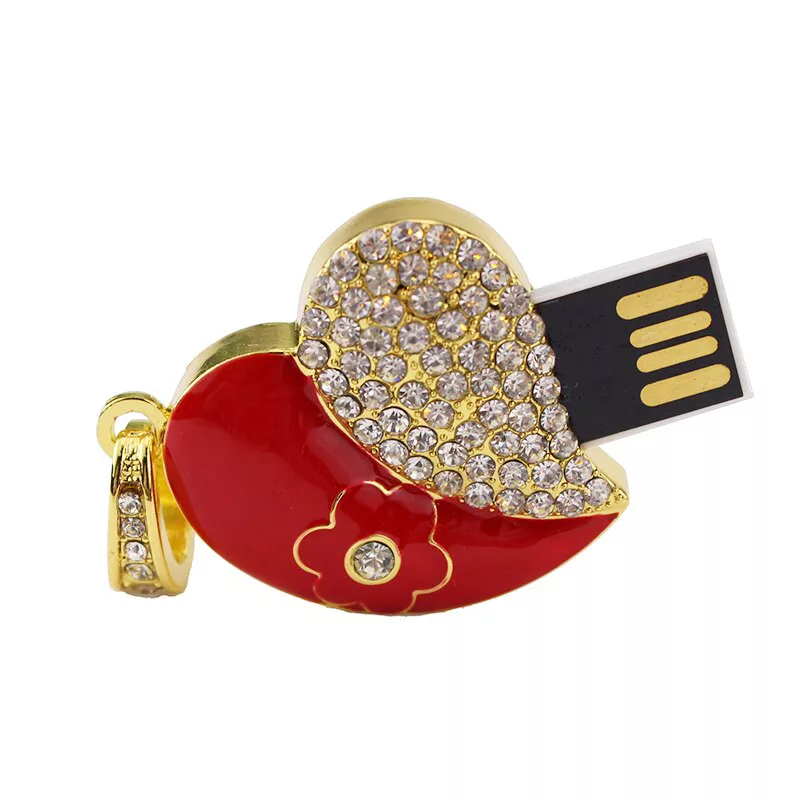 فلش مموری طرح قلب مدل UJ-024 ظرفیت 64 گیگابایت