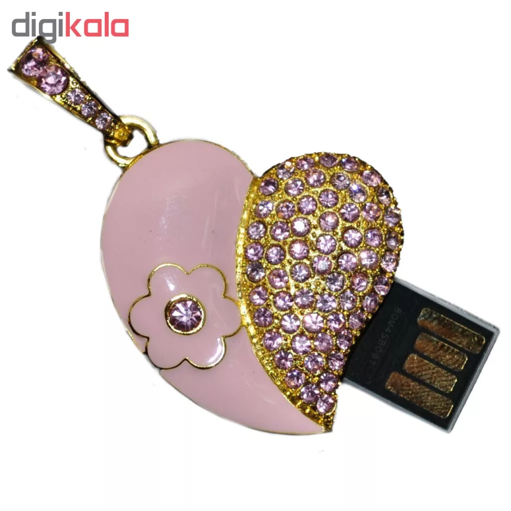 فلش مموری طرح قلب مدل UJ-024 ظرفیت 64 گیگابایت
