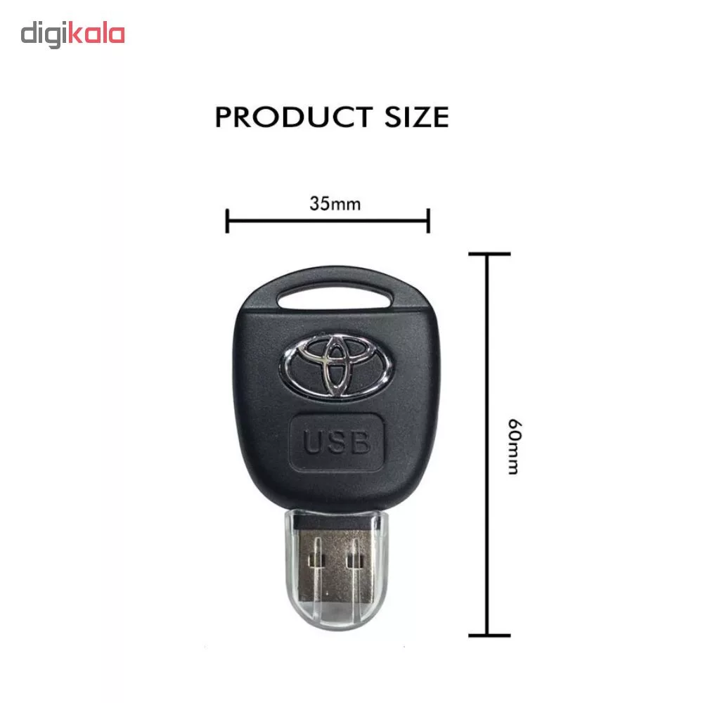 فلش مموری طرح ریموت تویوتا کد UP-21-U3 ظرفیت 32 گیگابایت