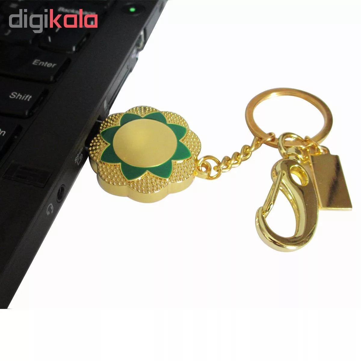 فلش مموری طرح گل کد UJ-013 ظرفیت ۶۴ گیگابایت