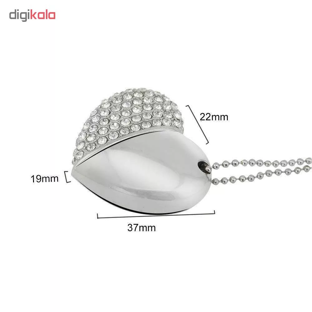 فلش مموری طرح قلب مدل Ul-Hear01ظرفیت 64 گیگابایت