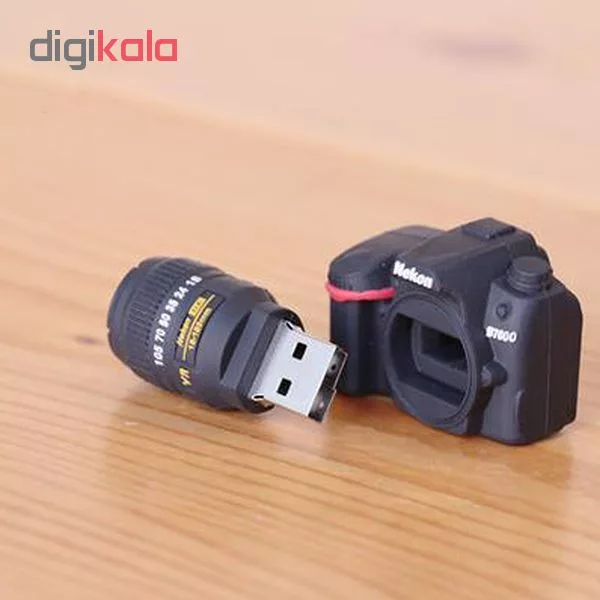 فلش مموری طرح دوربین عکاسی نیکون مدل Ul -CN01 ظرفیت64 گیگابایت