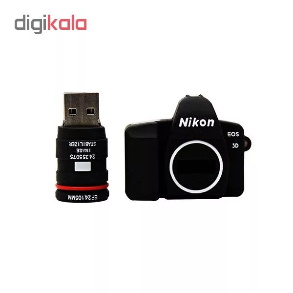 فلش مموری طرح دوربین عکاسی نیکون مدل Ul-CN02 ظرفیت 64 گیگابایت