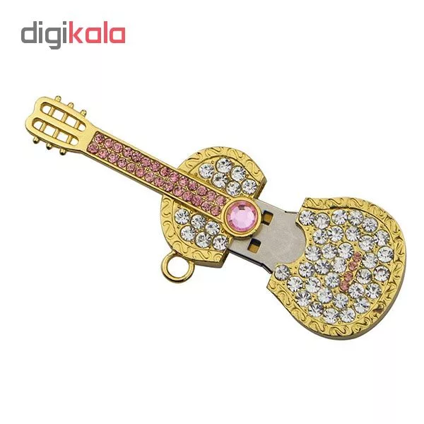 فلش مموری مدل Ul-Gr01 طرح گیتار ظرفیت 64 گیگابایت