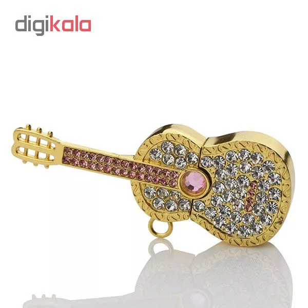 فلش مموری مدل Ul-Gr01 طرح گیتار ظرفیت 64 گیگابایت