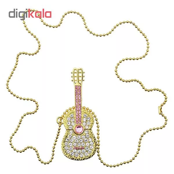 فلش مموری مدل Ul-Gr01 طرح گیتار ظرفیت 64 گیگابایت