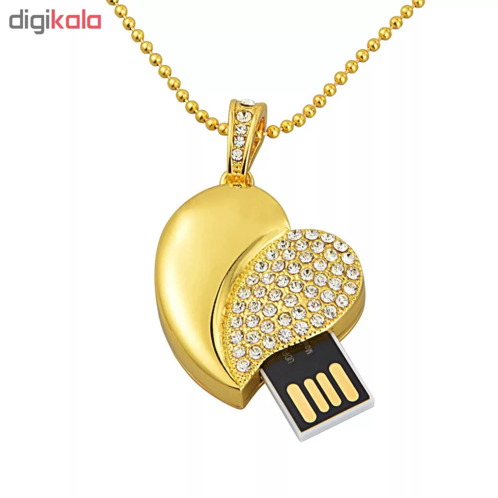 فلش مموری طرح قلب کج مدل Ul -Ht02 ظرفیت 64 گیگابایت