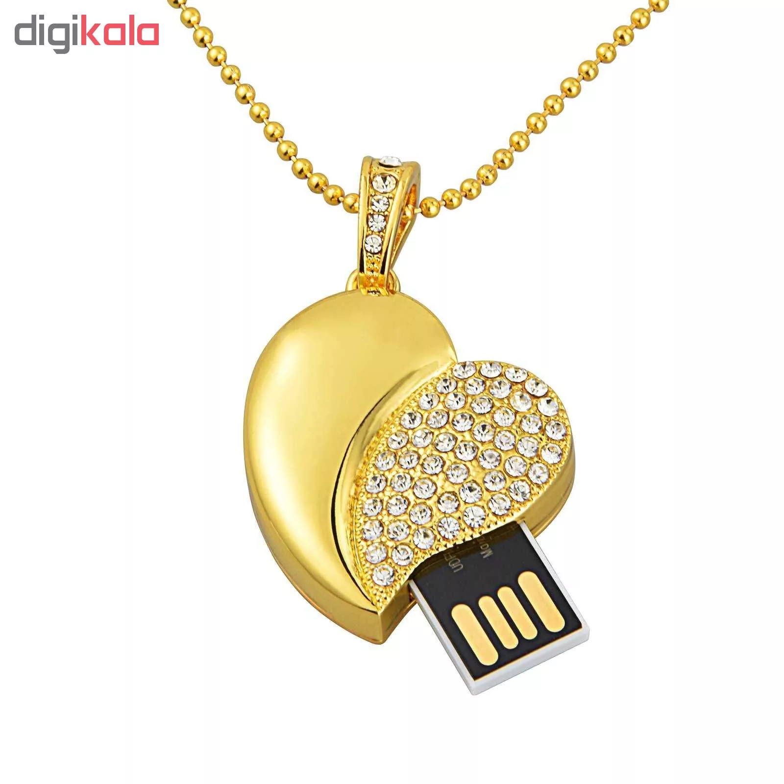 فلش مموری طرح قلب کج مدل Ul -Ht02 ظرفیت 64 گیگابایت