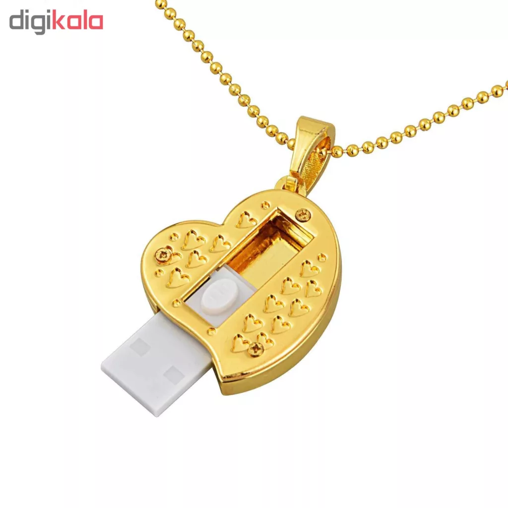 فلش مموری طرح قلب کج مدل Ul -Ht02 ظرفیت 64 گیگابایت