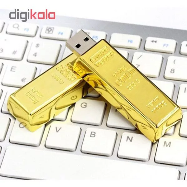 فلش مموری مدل Ul-Bn طرح شمش طلا ظرفیت 64گیگابایت