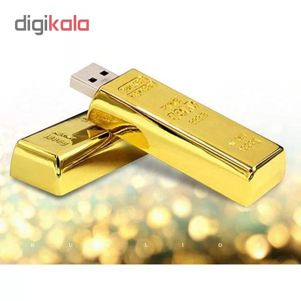 فلش مموری مدل Ul-Bn طرح شمش طلا ظرفیت 64گیگابایت