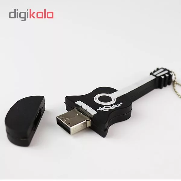 فلش مموری طرح گیتار آتشین مدل Ul-Pv-Gur01 ظرفیت64گیگابایت