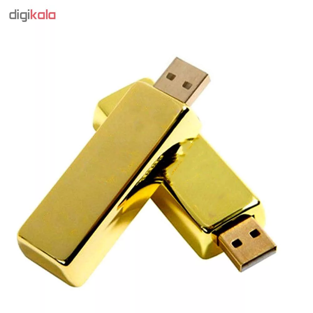 فلش مموری طرح شمش طلا کد UM-065 ظرفیت 64 گیگابایت