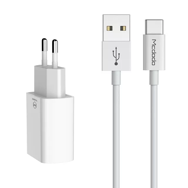 شارژر دیواری مک دودو مدل CH-6721 به همراه کابل تبدیل USB-C