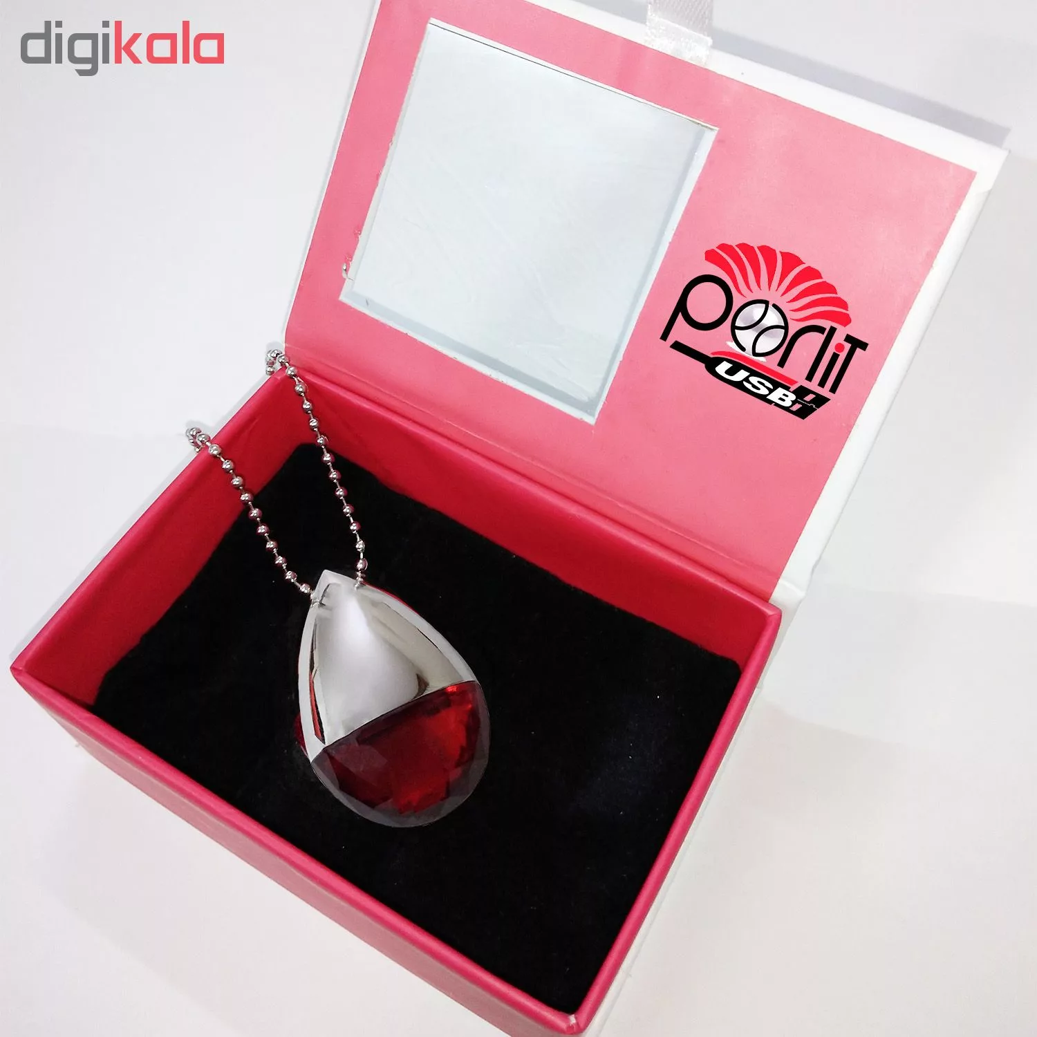 فلش مموری پرلیت یو اس بی طرح قطره کد UJ-022 ظرفیت 64 گیگابایت