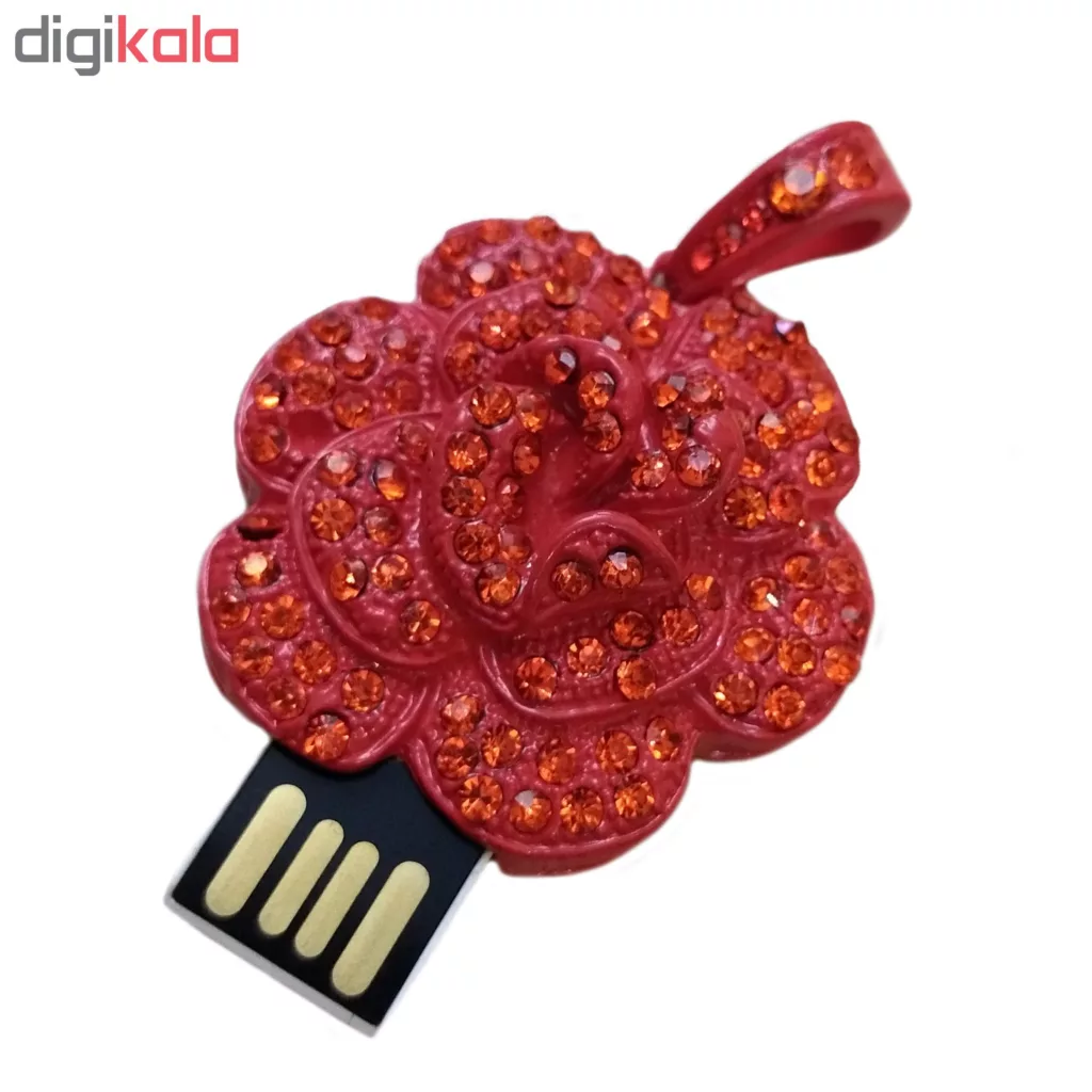 فلش مموری پرلیت یو اس بی طرح گل کد UJ-28 ظرفیت ۶۴ گیگابایت