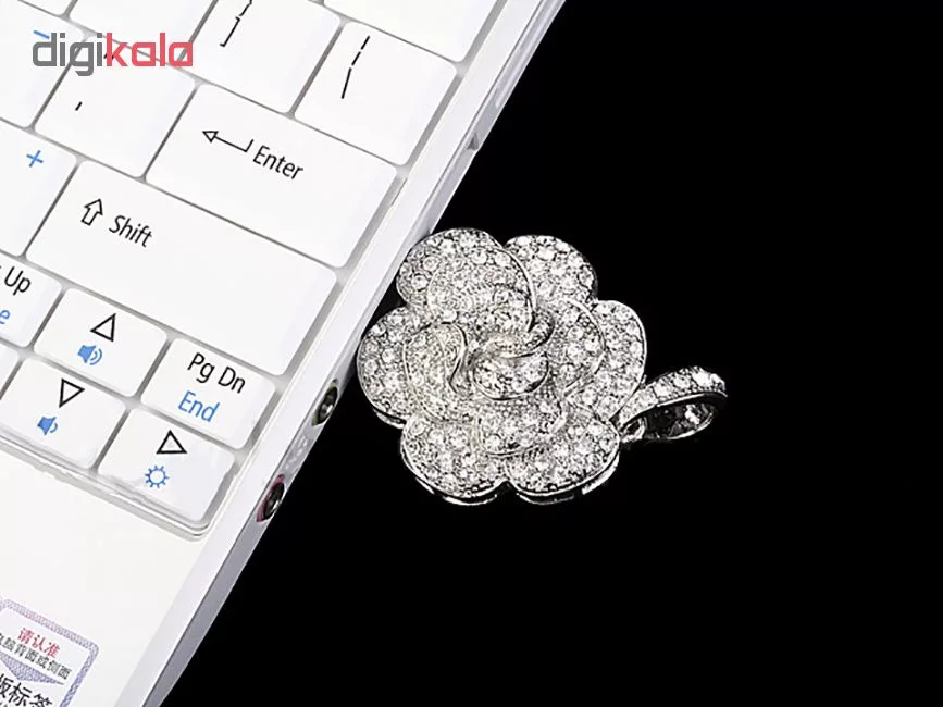 فلش مموری پرلیت یو اس بی طرح گل کد UJ-28 ظرفیت ۶۴ گیگابایت