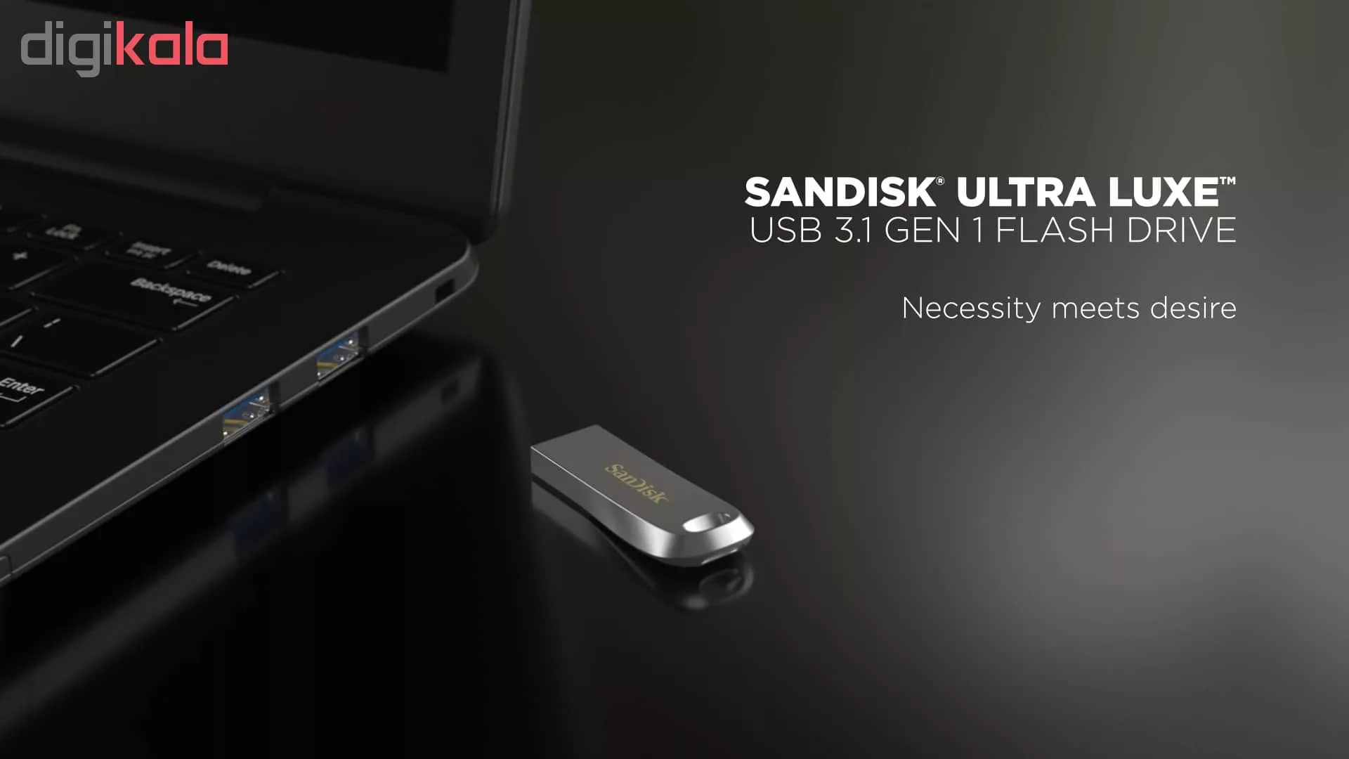 فلش مموری سن دیسک مدل Ultra Luxe ظرفیت 256 گیگابایت