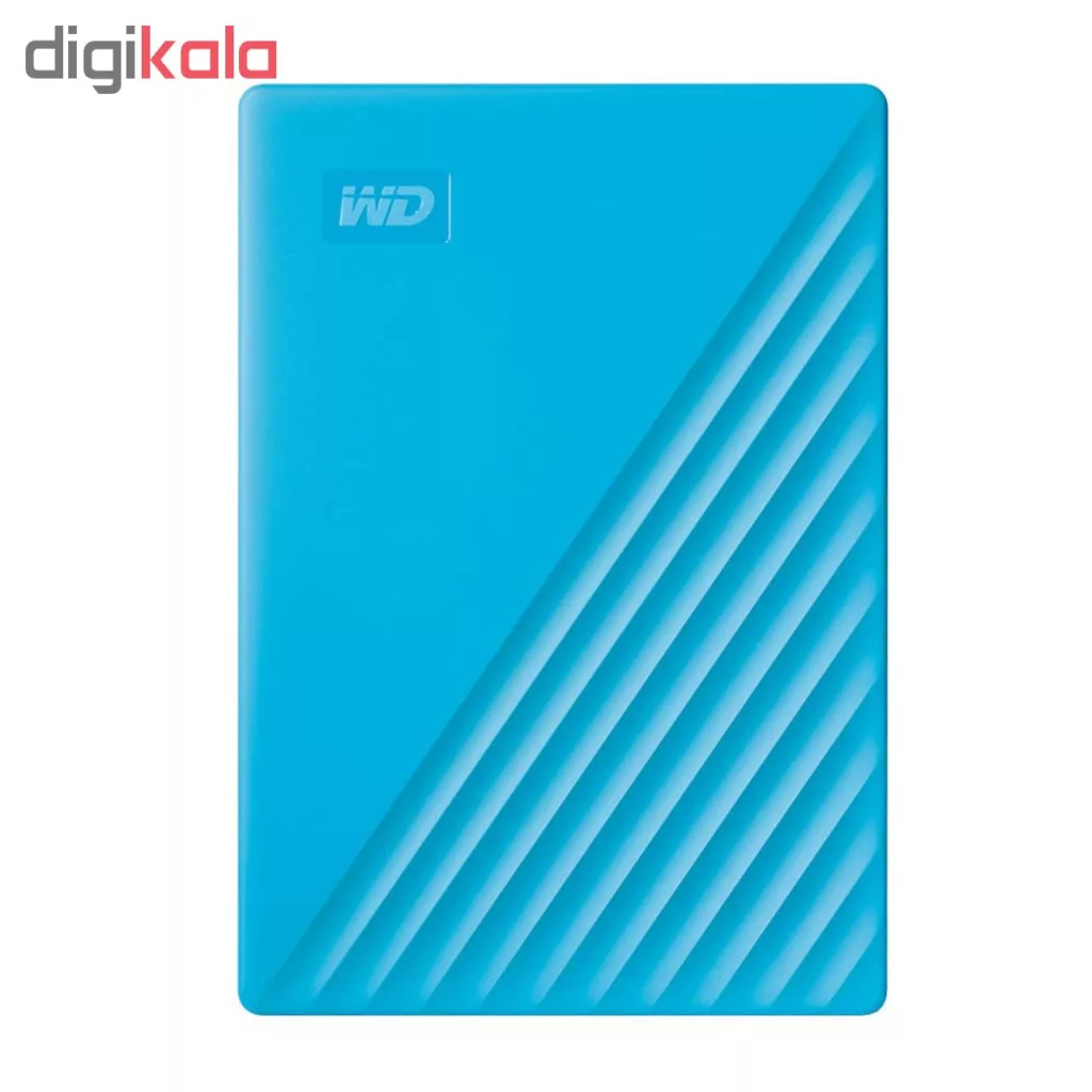 هارد اکسترنال وسترن دیجیتال مدل My Passport ظرفیت دو ترابایت دارای رابط USB Type-A 3.2