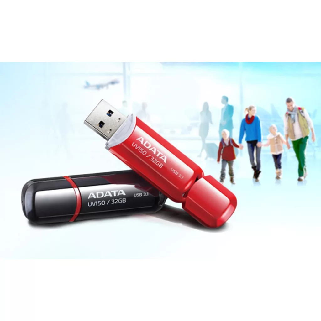 فلش مموری ای دیتا مدل DashDrive UV150 - 64GB ظرفیت 64 گیگابایت با رابط USB 3.0، USB 2.0، USB 3.1