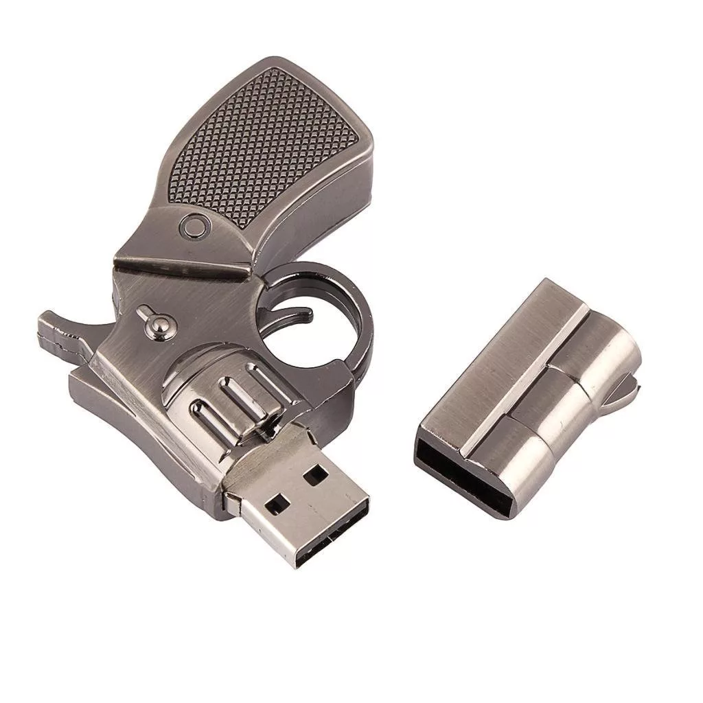 فلش مموری پرلیت یو اس بی طرح تپانچه کد w-12 ظرفیت 128 گیگابایت