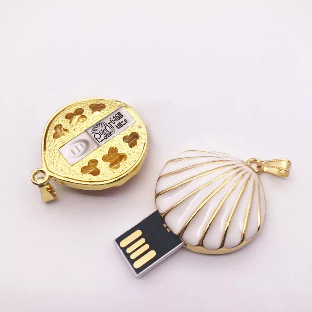 فلش مموری پرلیت یو اس بی طرح صدف کد pearl-1 ظرفیت 64 گیگابایت