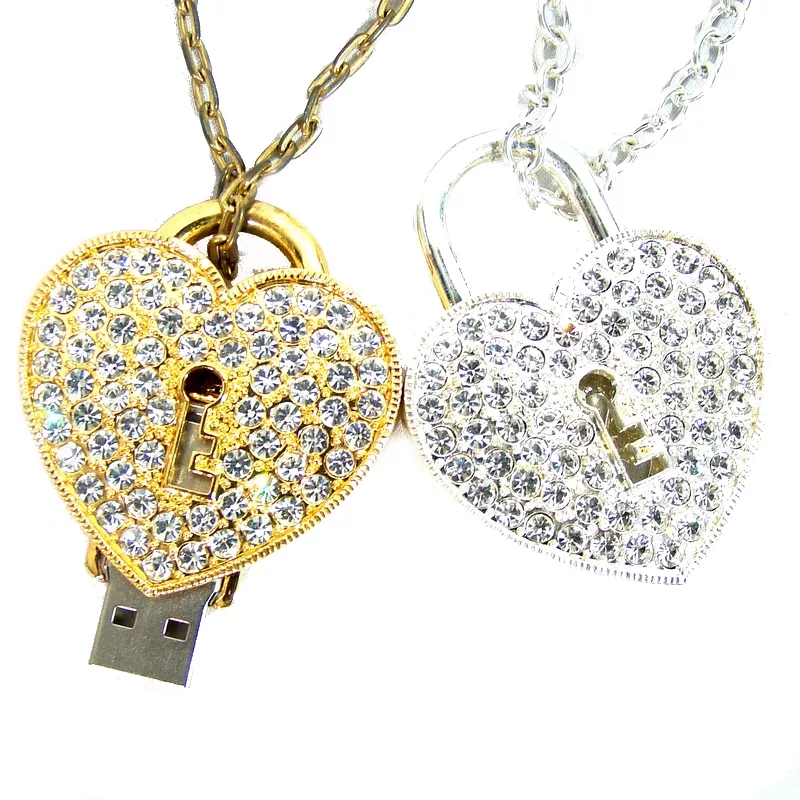 فلش مموری پرلیت یو اس بی طرح قفل قلبی کد w-49 ظرفیت ۳۲ گیگابایت