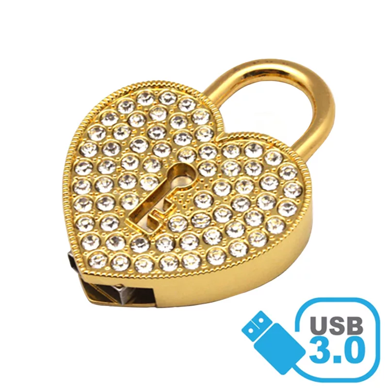 فلش مموری پرلیت یو اس بی طرح قفل قلبی کد W-49-3 ظرفیت 32 گیگابایت