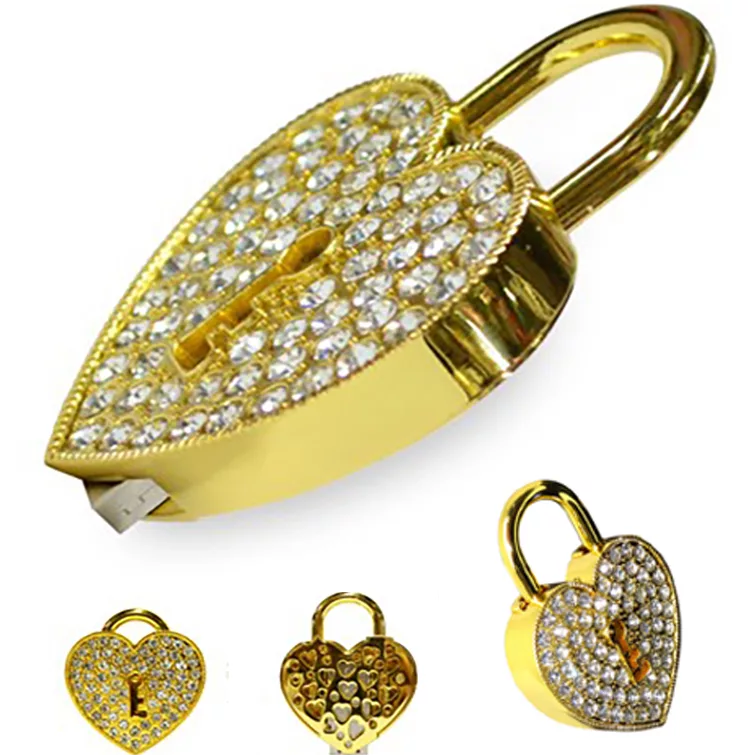 فلش مموری پرلیت یو اس بی طرح قفل قلبی کد W-49-3 ظرفیت 32 گیگابایت