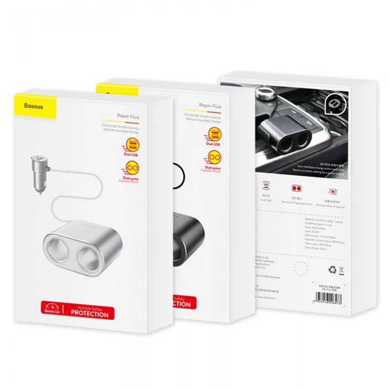 شارژر فندکی بیسوس مدل CRDYQ-01