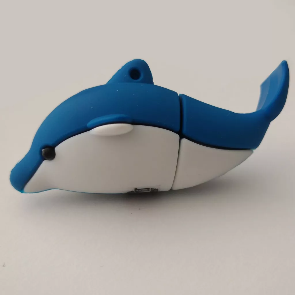 فلش مموری پرلیت یو اس بی طرح دلفین مدل W-62 ظرفیت 128 گیگابایت