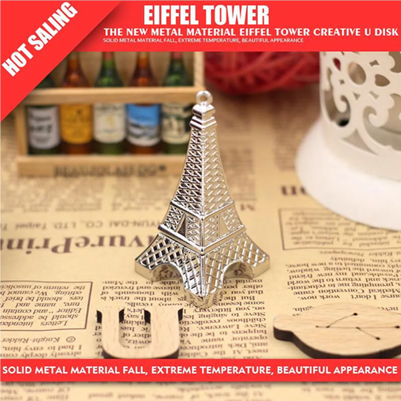 فلش مموری طرح ایفل مدل Ul-Ei01 ظرفیت 64 گیگابایت